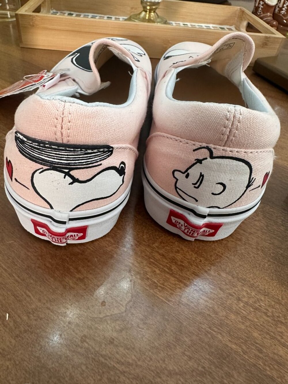 Vans Slip-On Peanuts Smack in Light Pink - Picture 8 of 16